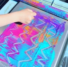 PP Baking Tray Painting