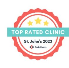 Top Rated Clinic, St John's 2023, PainHero, Avalon Laser Health Physiotherapy & Wellness