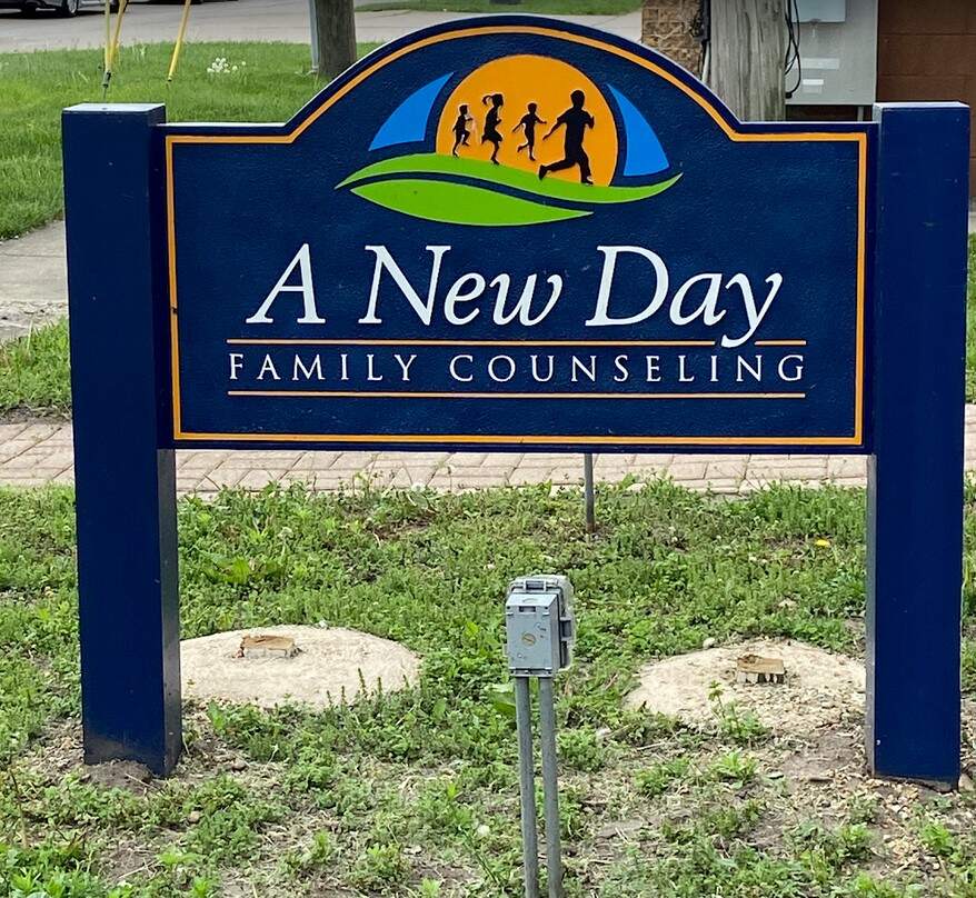 A New Day Family Counseling, Plainfield, IL - Outside Sign
